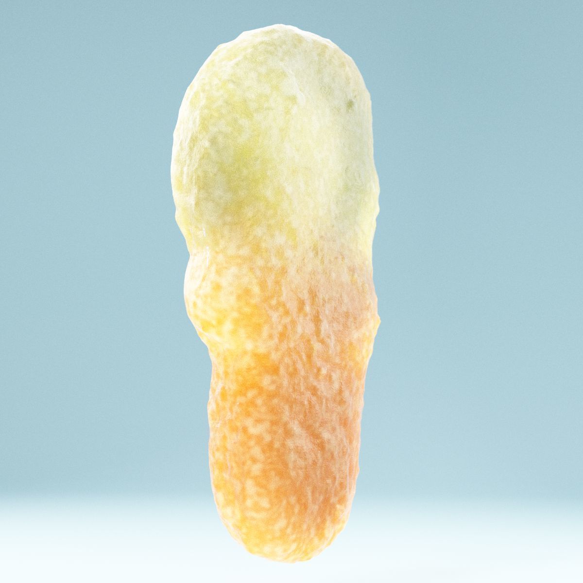 Talisman piece of orange candy Low-poly 3D model_7