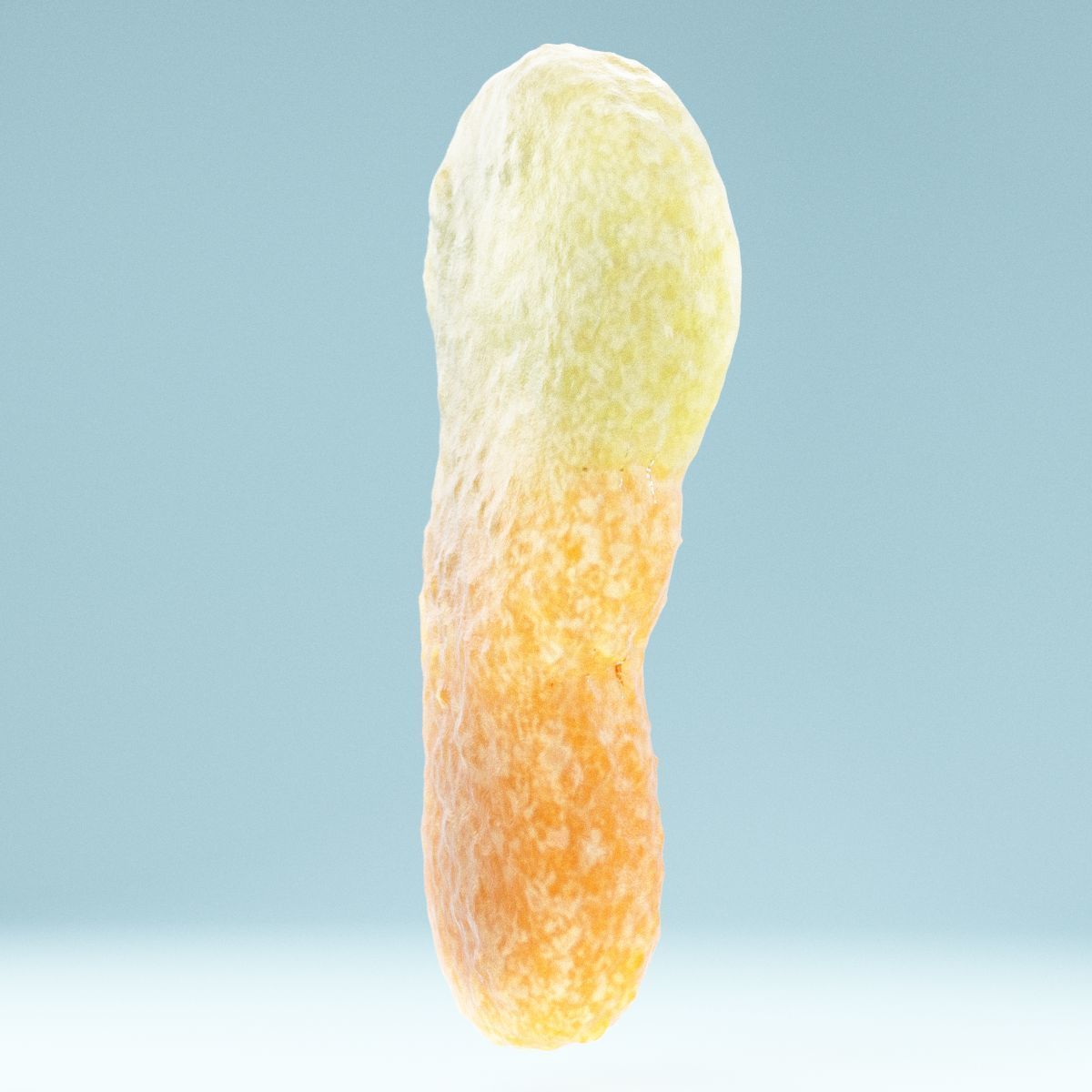 Talisman piece of orange candy Low-poly 3D model_3
