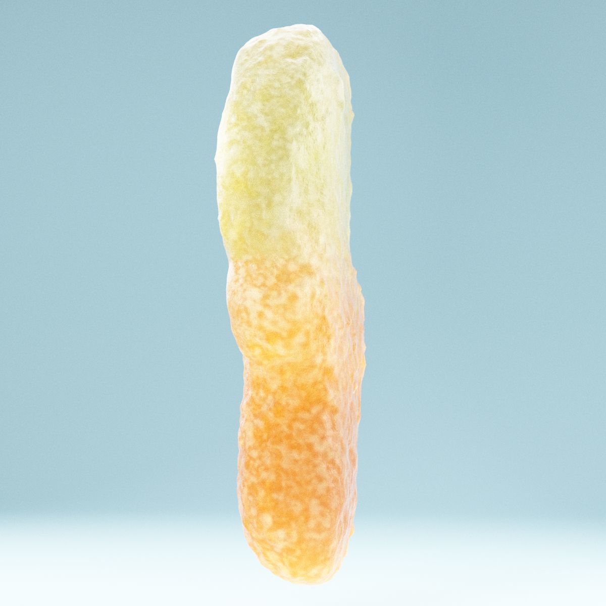 Talisman piece of orange candy Low-poly 3D model_8
