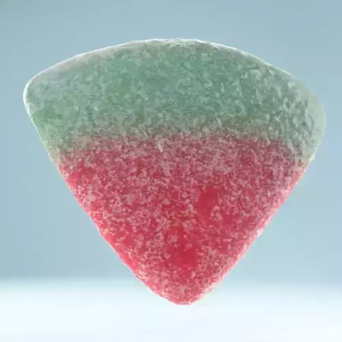 Watermelon Slice Low-poly 3D model