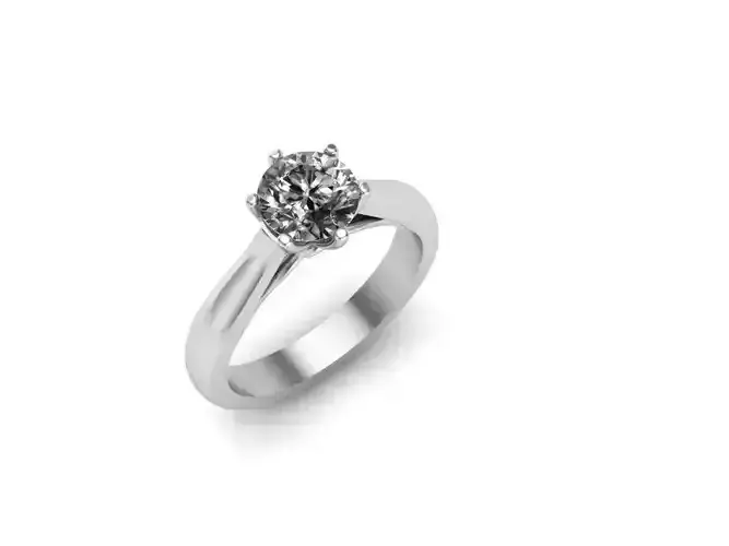 Julie solitaire ring size M 