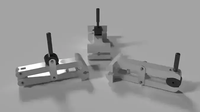 Terminal set three metal clamps