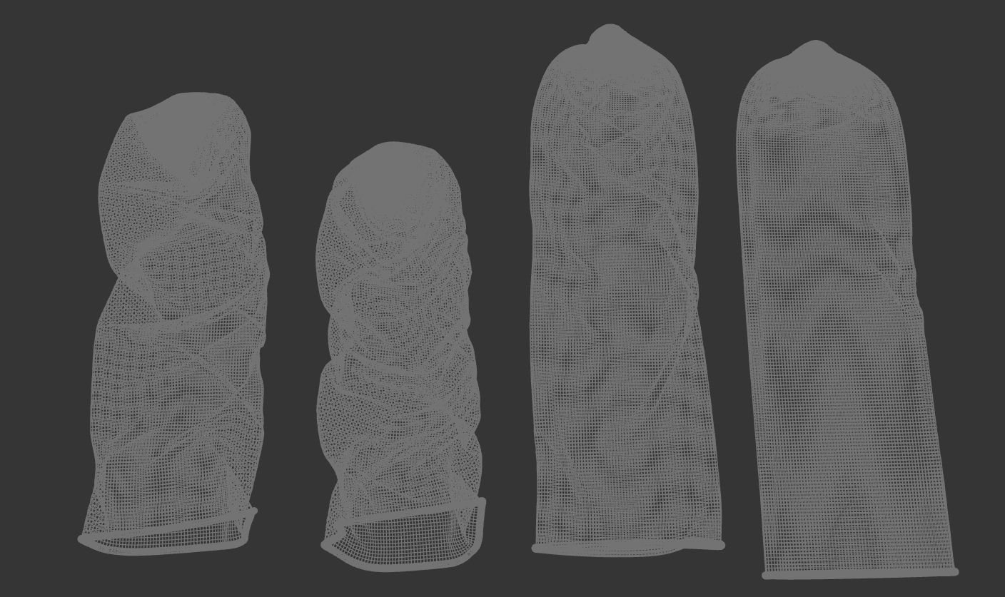 Condom Models 3D model_10