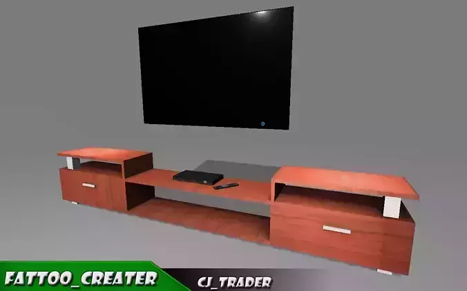 Modern tv cabinet furniture 3D model