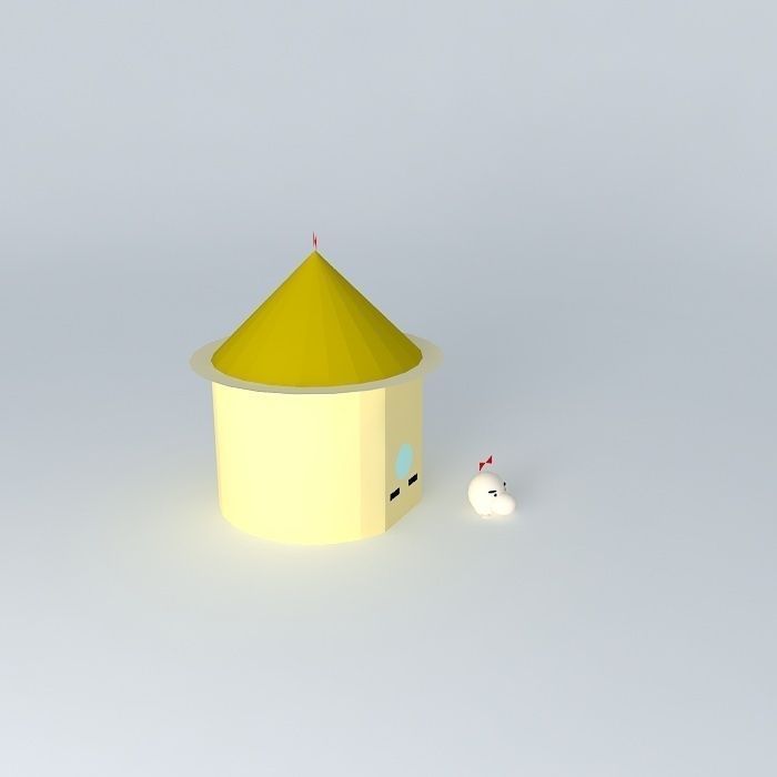 Saturn Valley Building Free 3D model_2