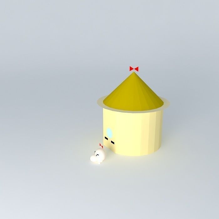 Saturn Valley Building Free 3D model_1