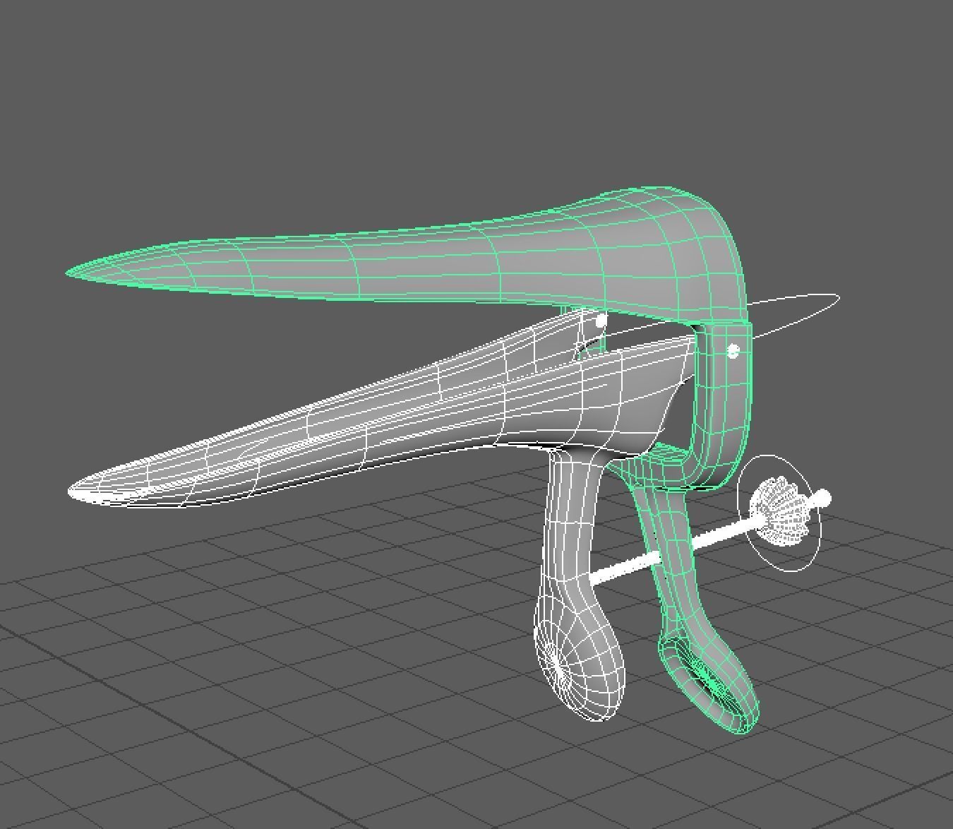 Speculum  Low-poly 3D model_3
