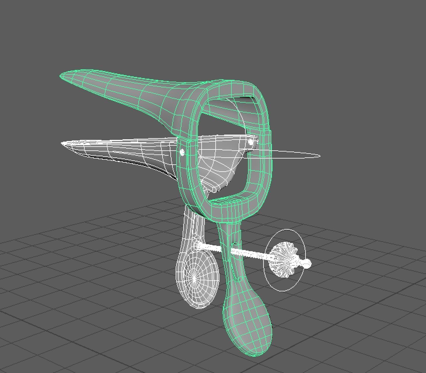 Speculum  Low-poly 3D model_4
