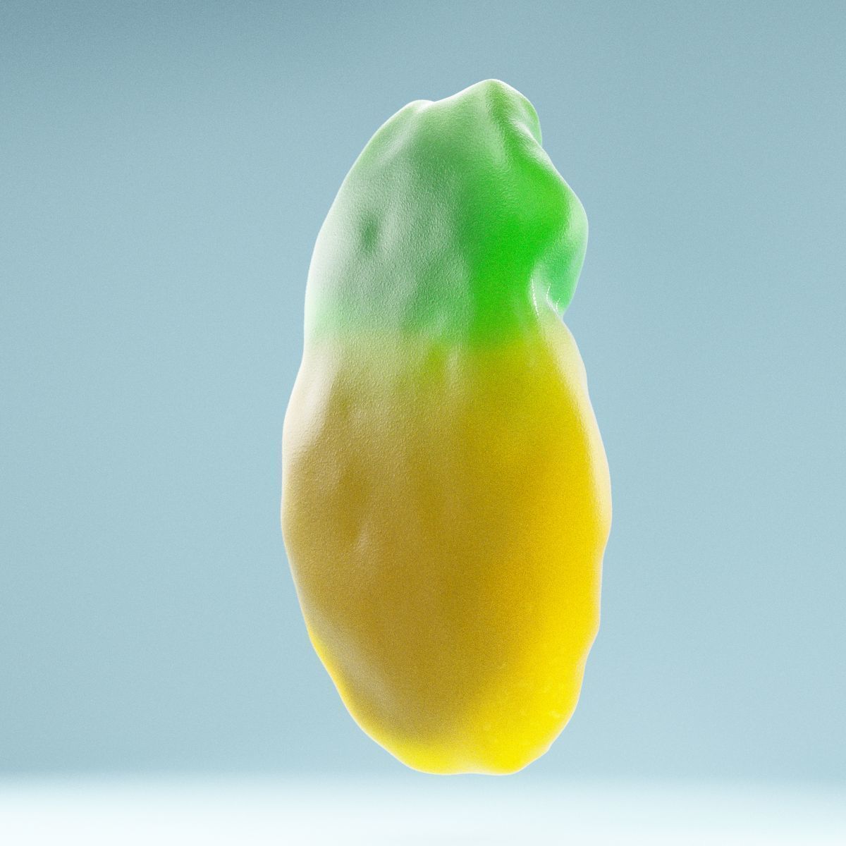 Sweet Pineapple Low-poly 3D model_4
