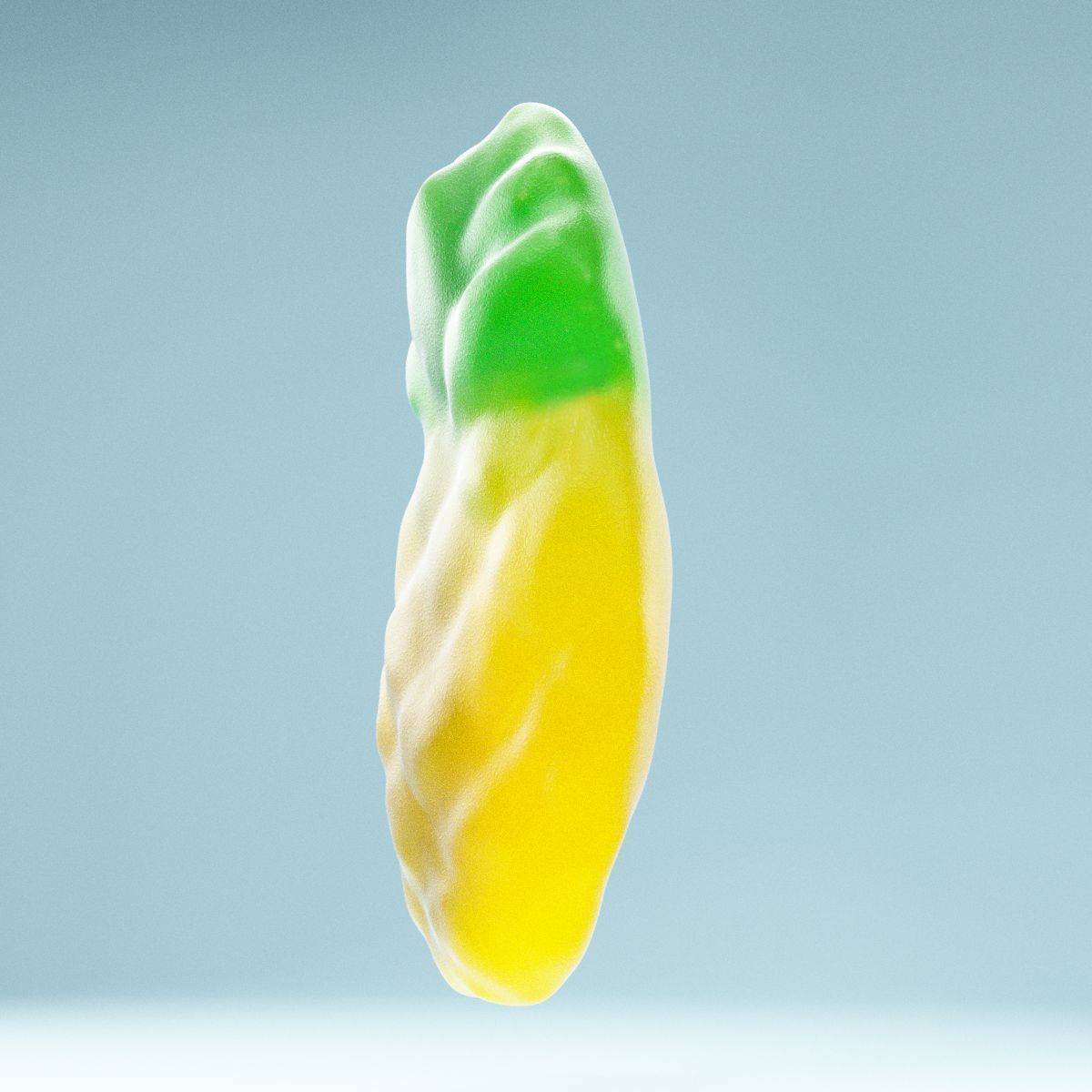 Sweet Pineapple Low-poly 3D model_9