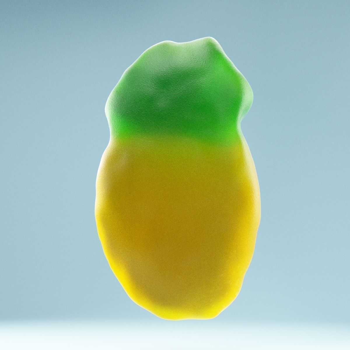 Sweet Pineapple Low-poly 3D model_5