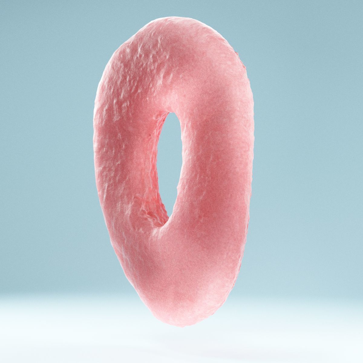 Red Ring Low-poly 3D model_5