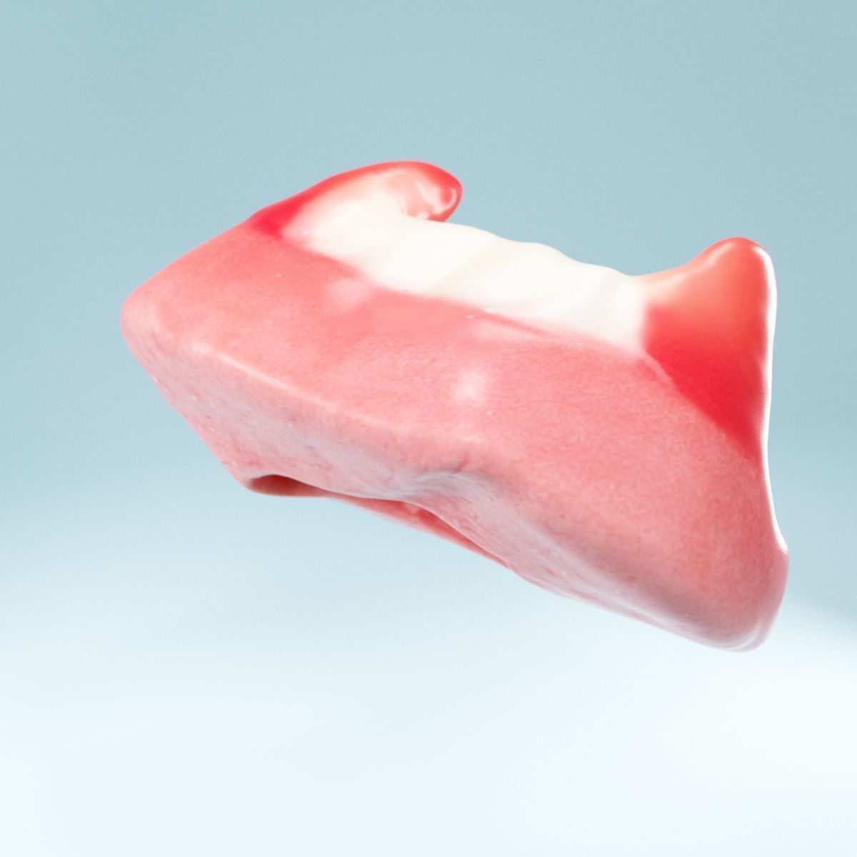 Vampire Teeth Low-poly 3D model_3