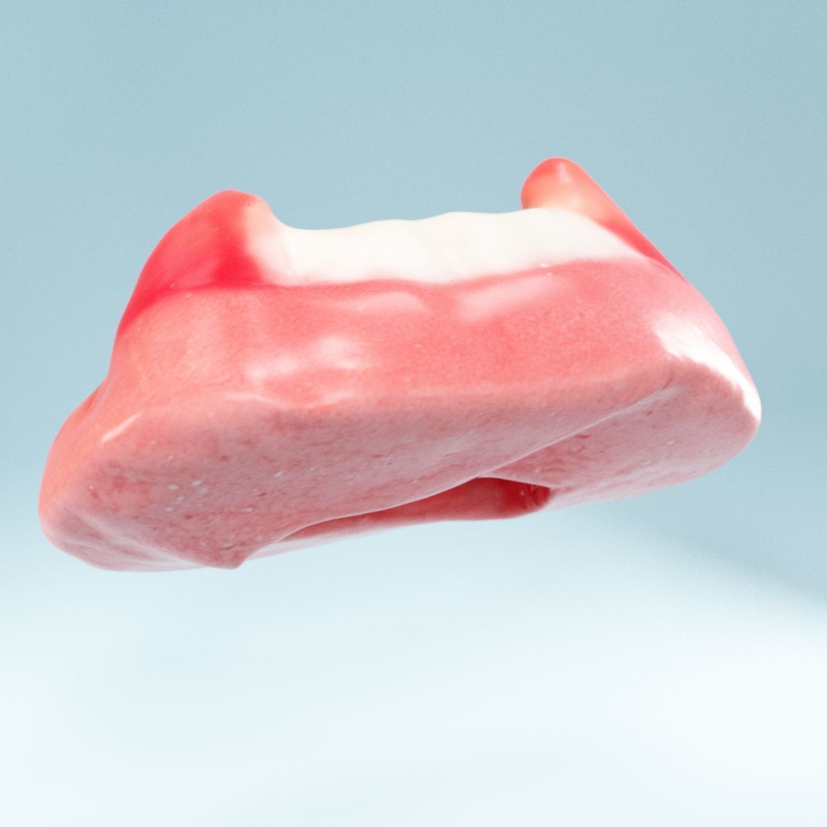 Vampire Teeth Low-poly 3D model_5