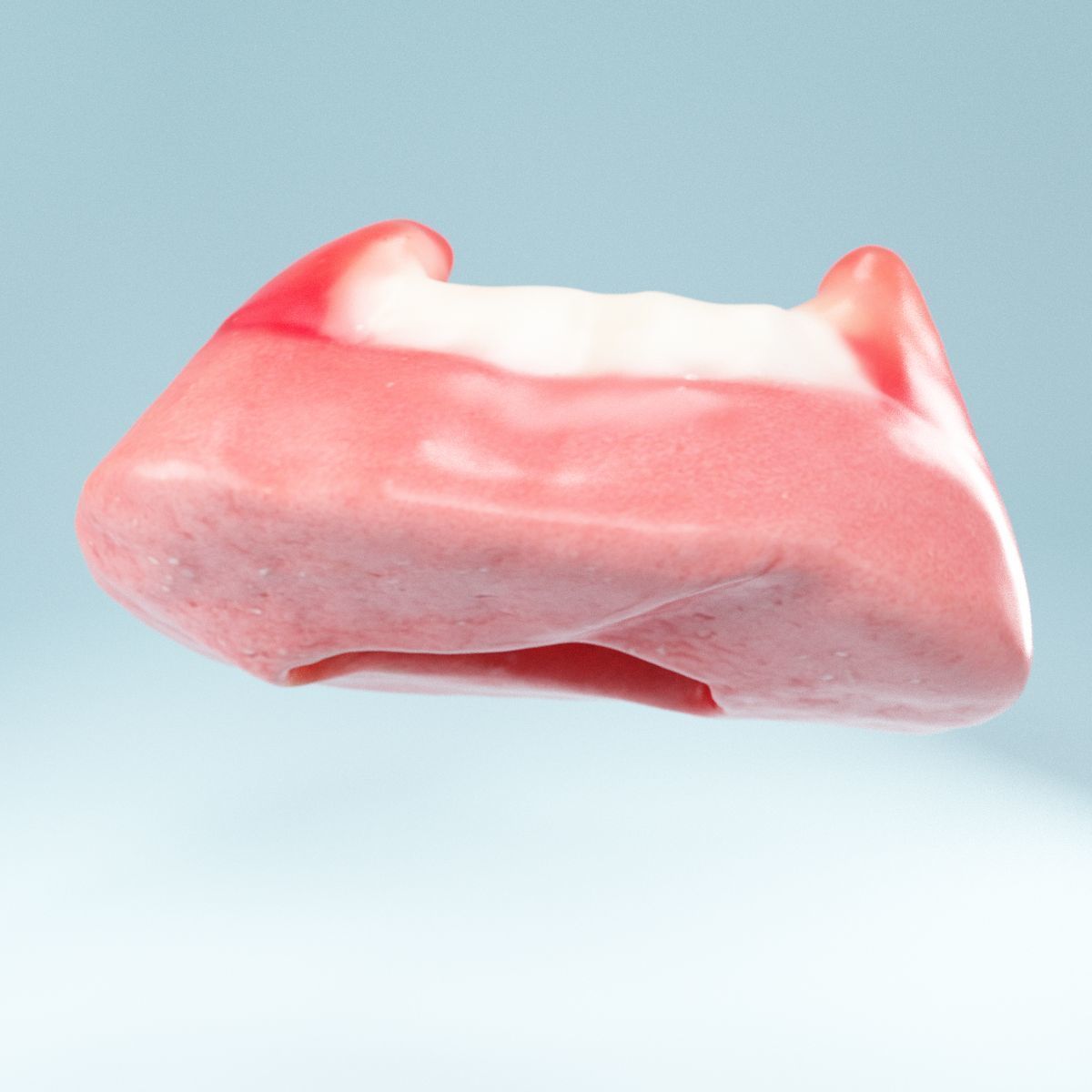 Vampire Teeth Low-poly 3D model_4