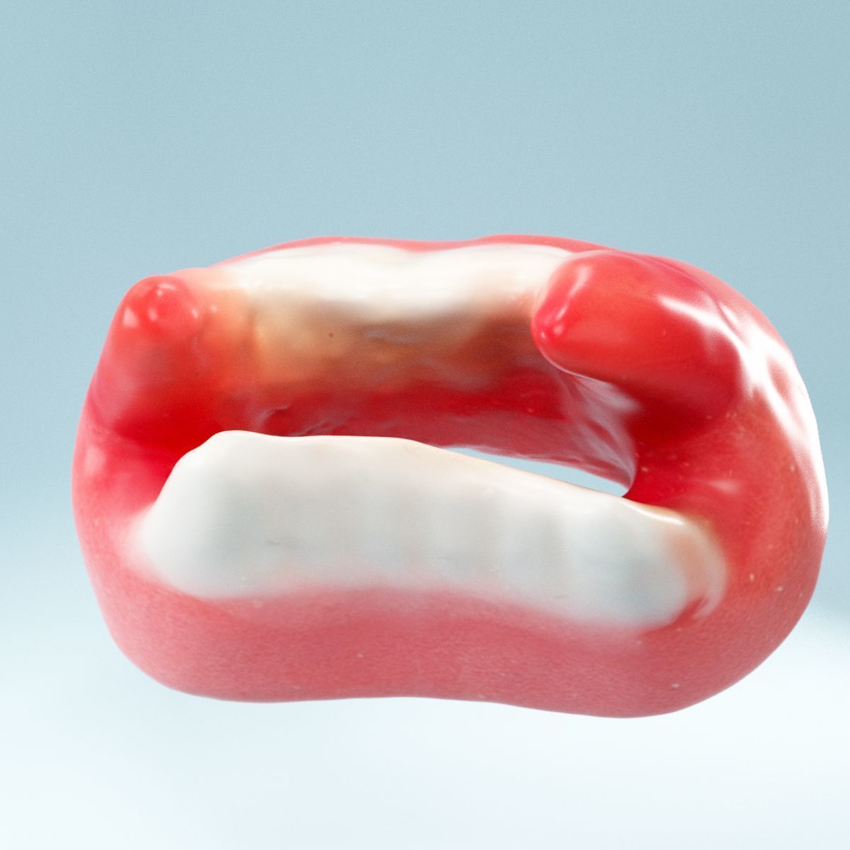 Vampire Teeth Low-poly 3D model_10