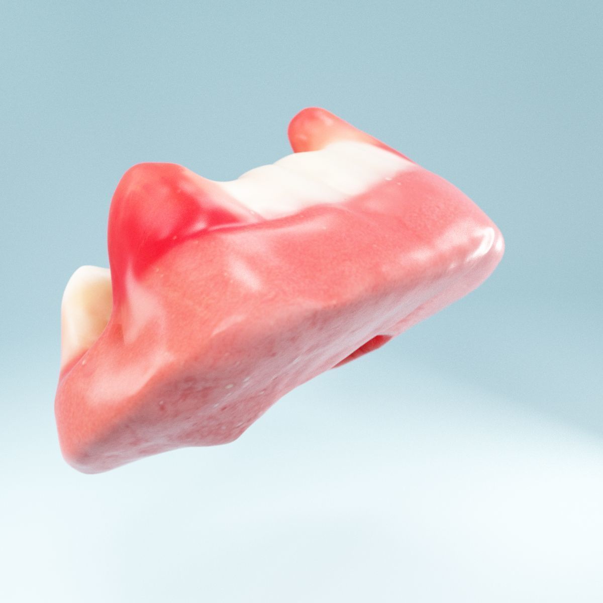 Vampire Teeth Low-poly 3D model_6
