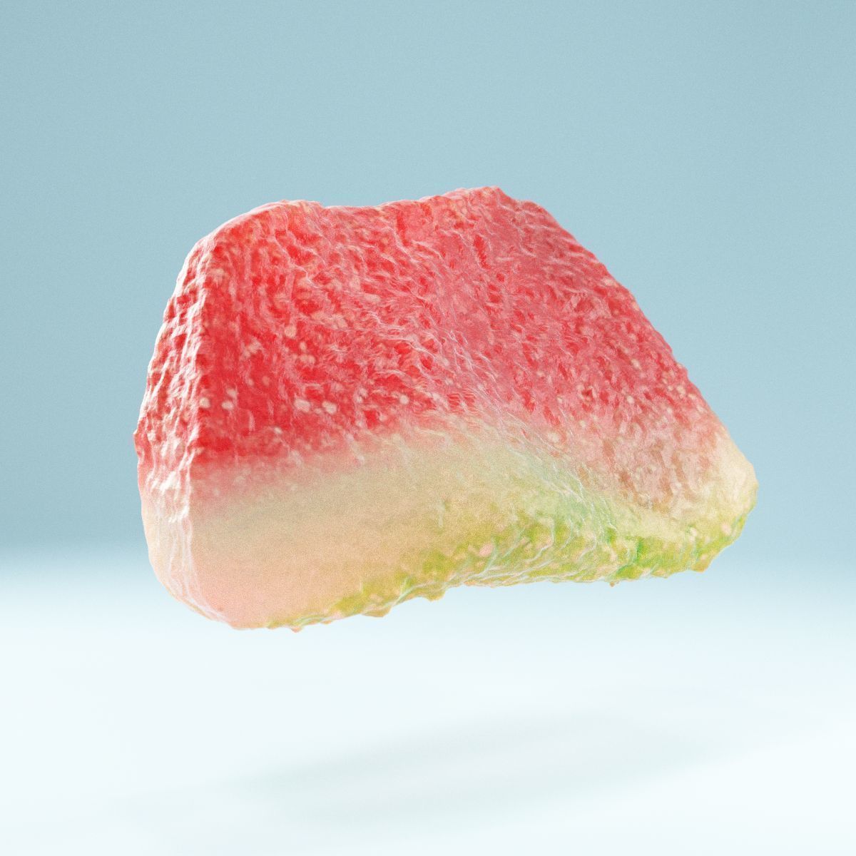 Watermelon Part Low-poly 3D model_1