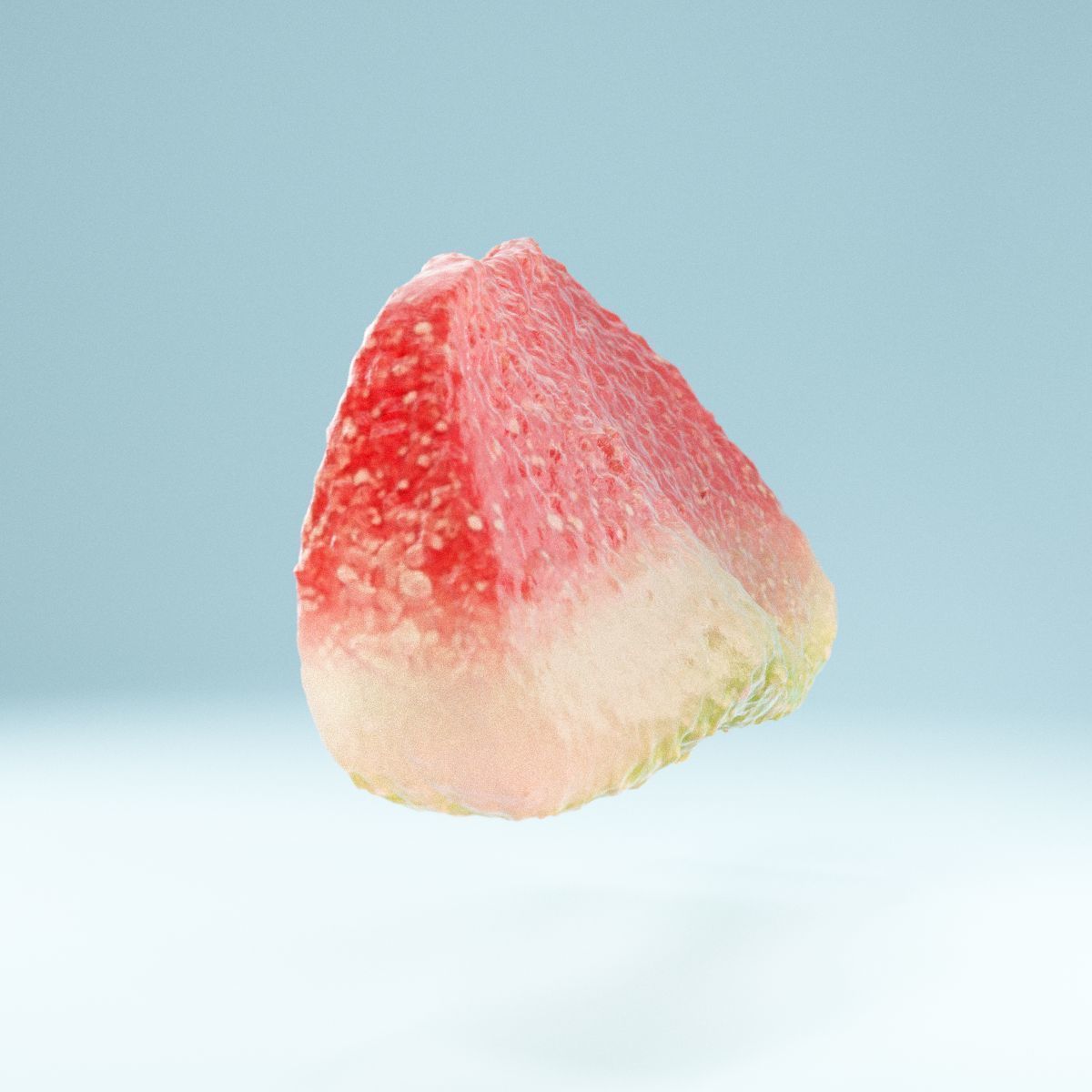 Watermelon Part Low-poly 3D model_2