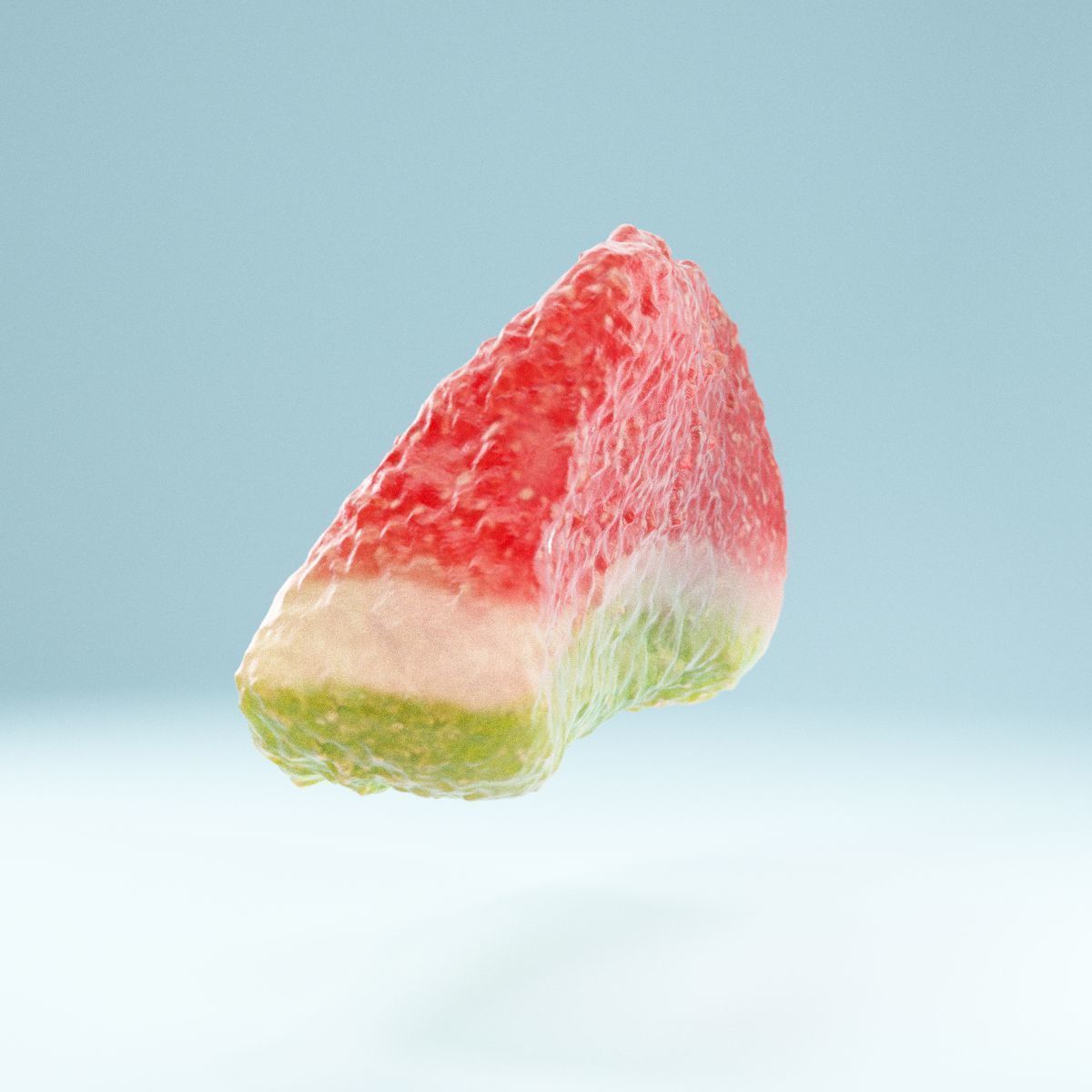 Watermelon Part Low-poly 3D model_8