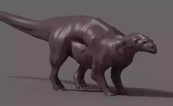 dinosaur animated Low-poly 3D model