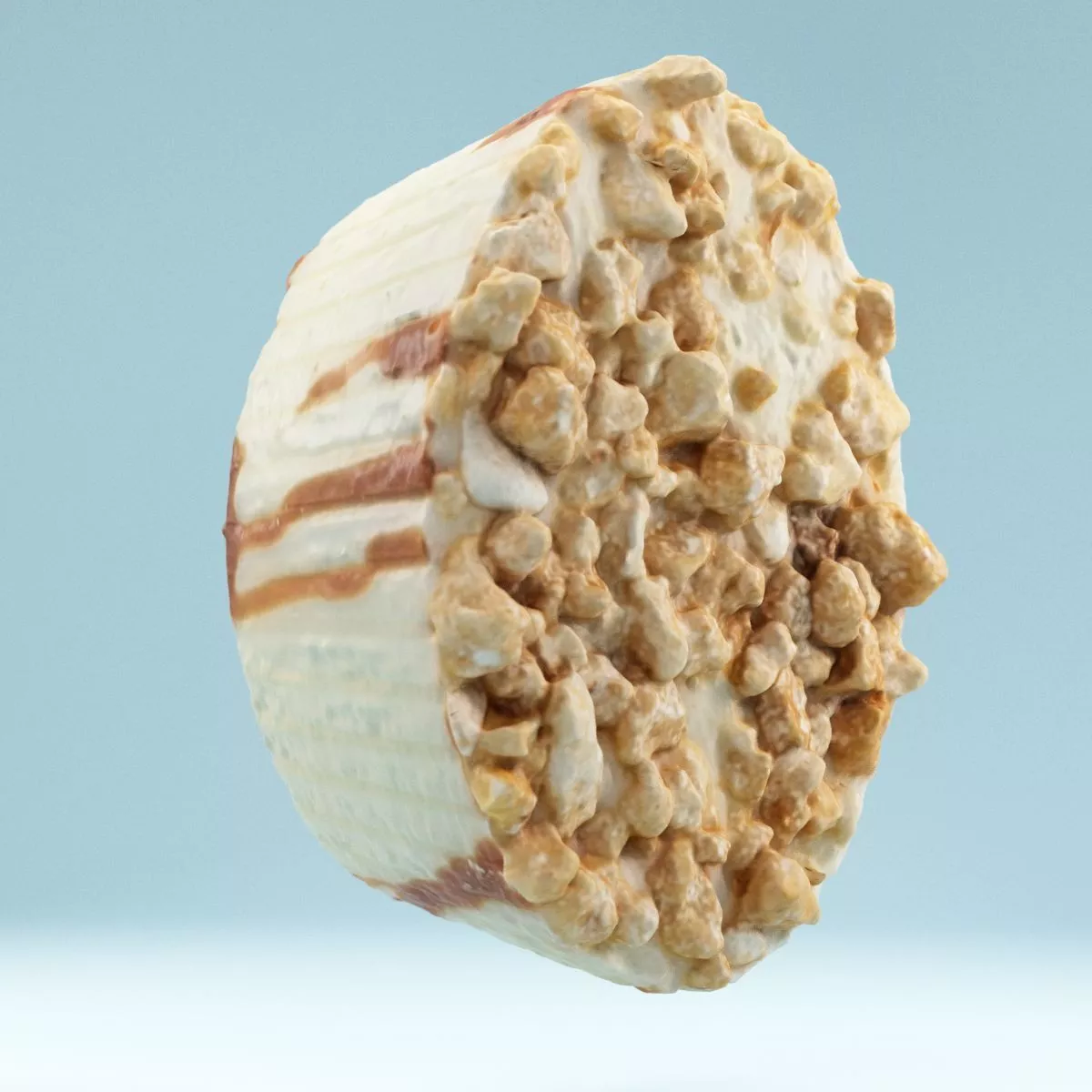 Marble White Chocolate Low-poly 3D model