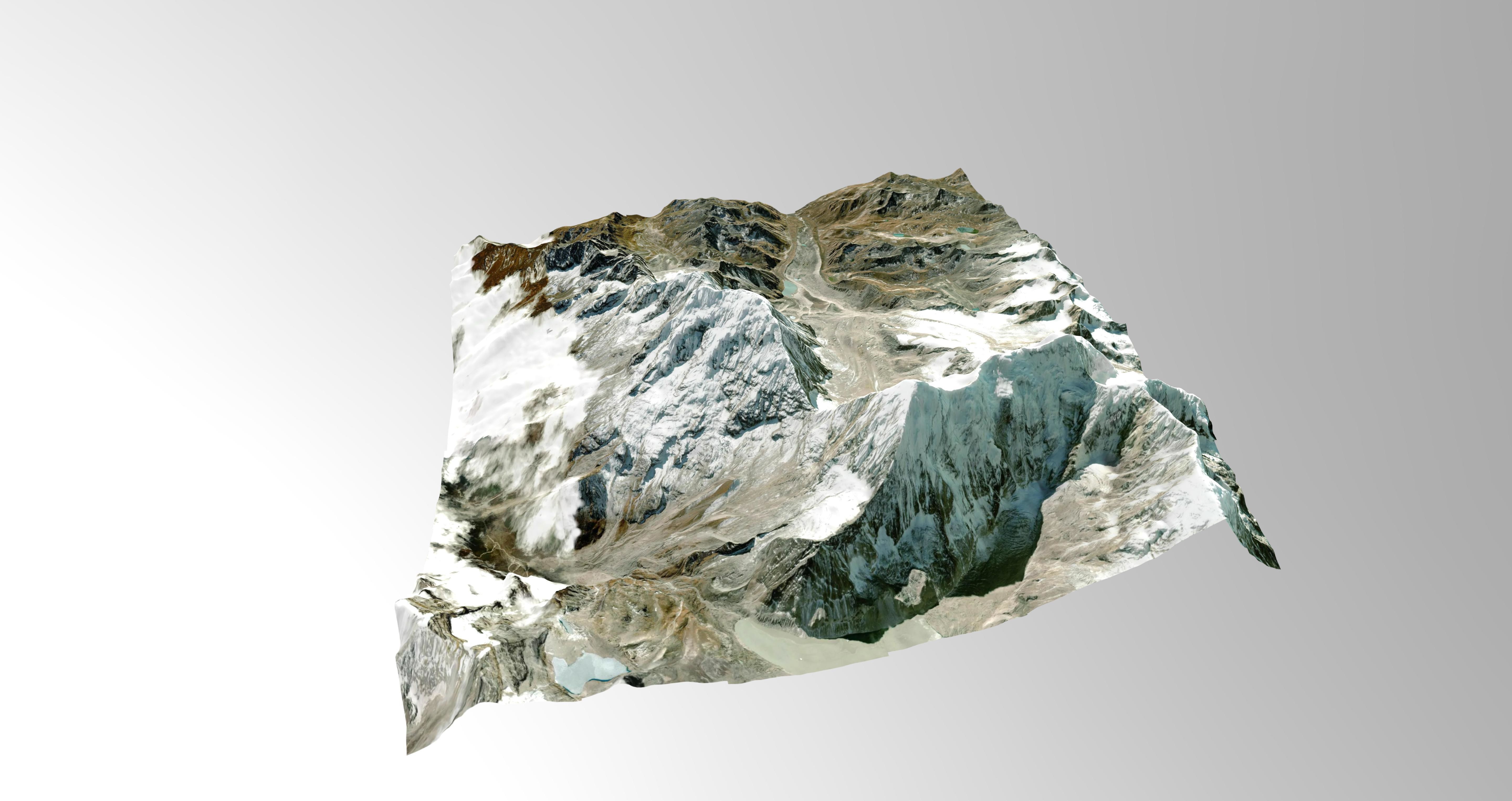 Mountain Valley Nepal Free 3D model_2