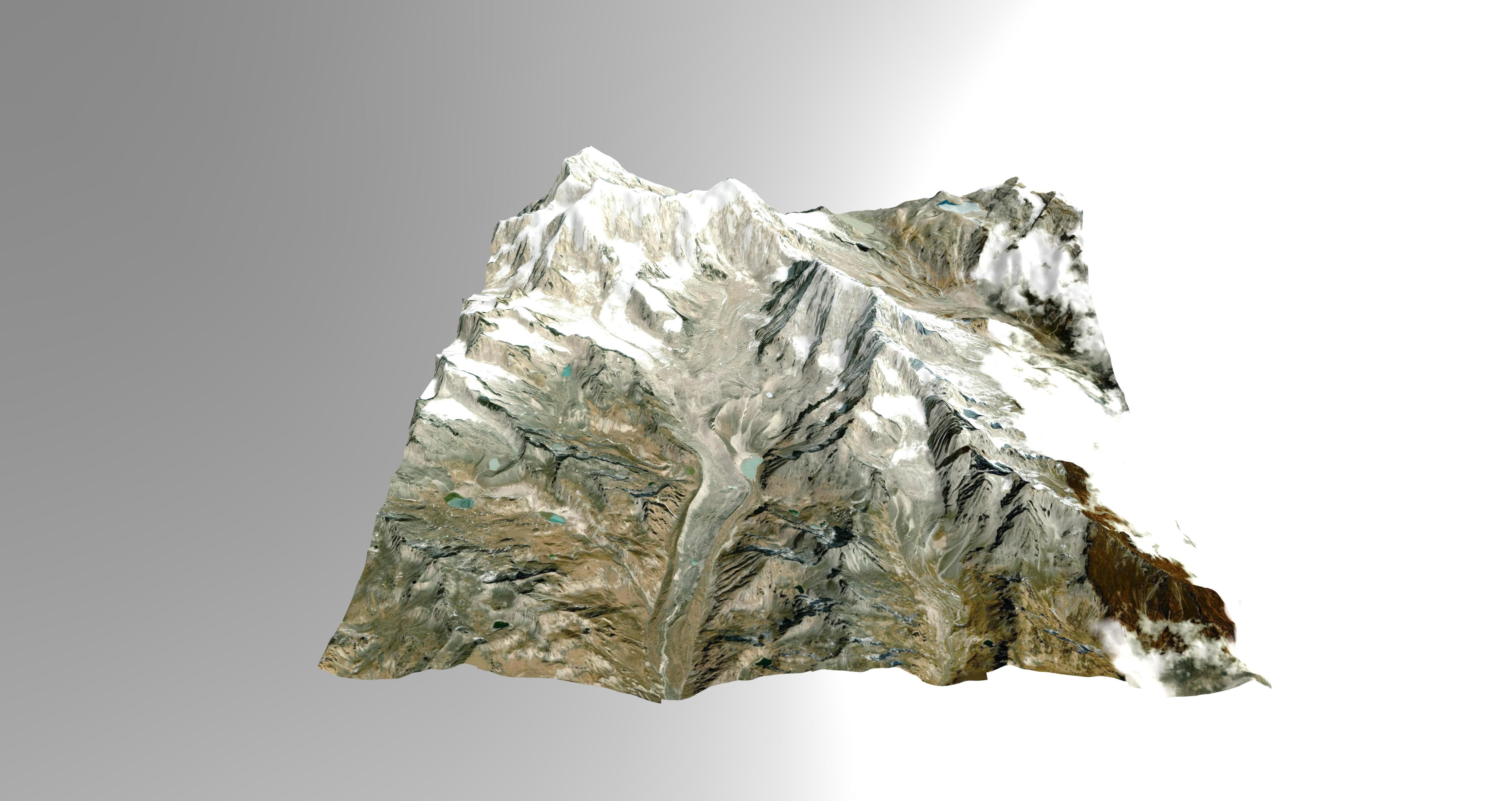 Mountain Valley Nepal Free 3D model_1