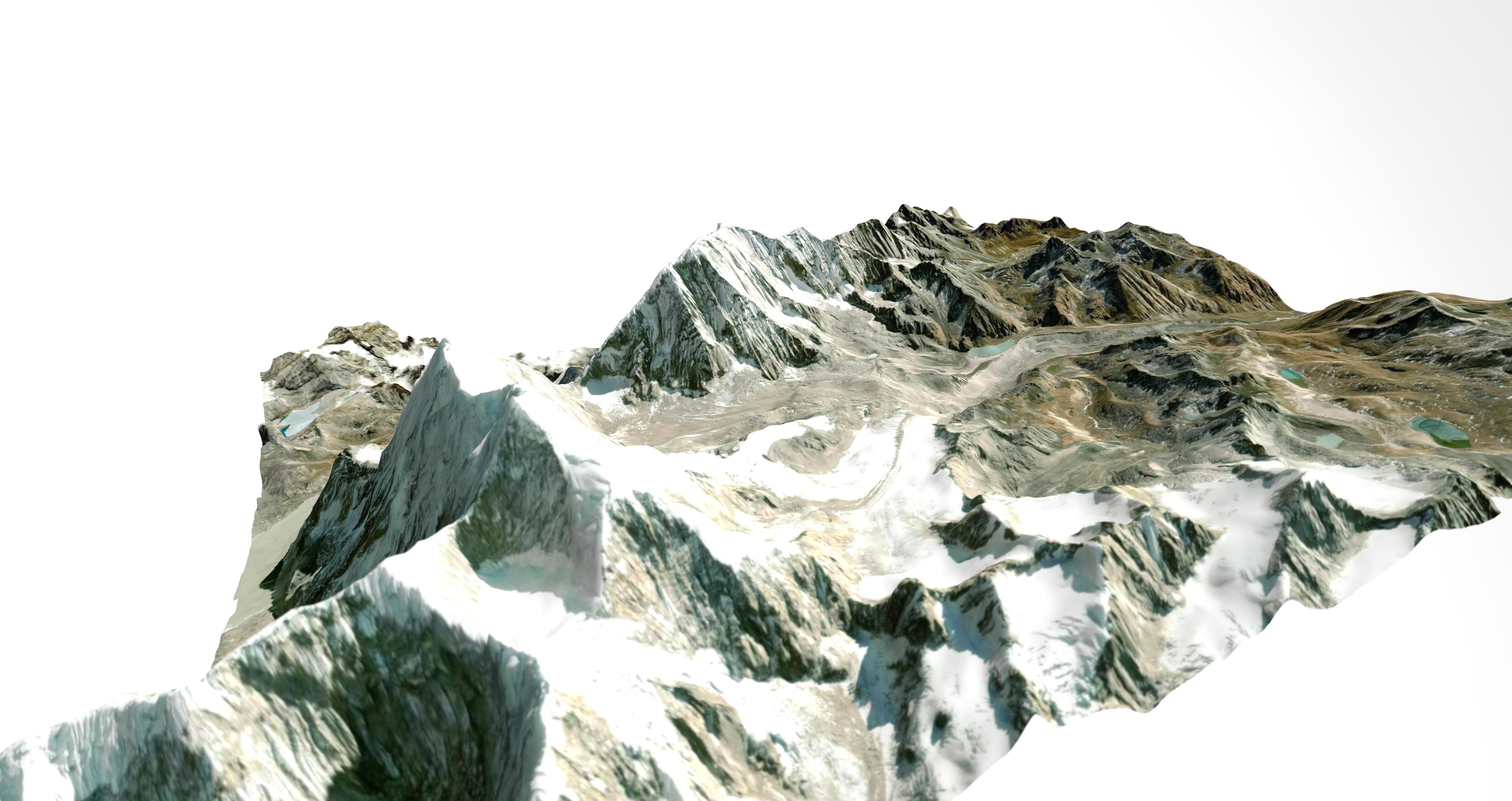 Mountain Valley Nepal Free 3D model_5
