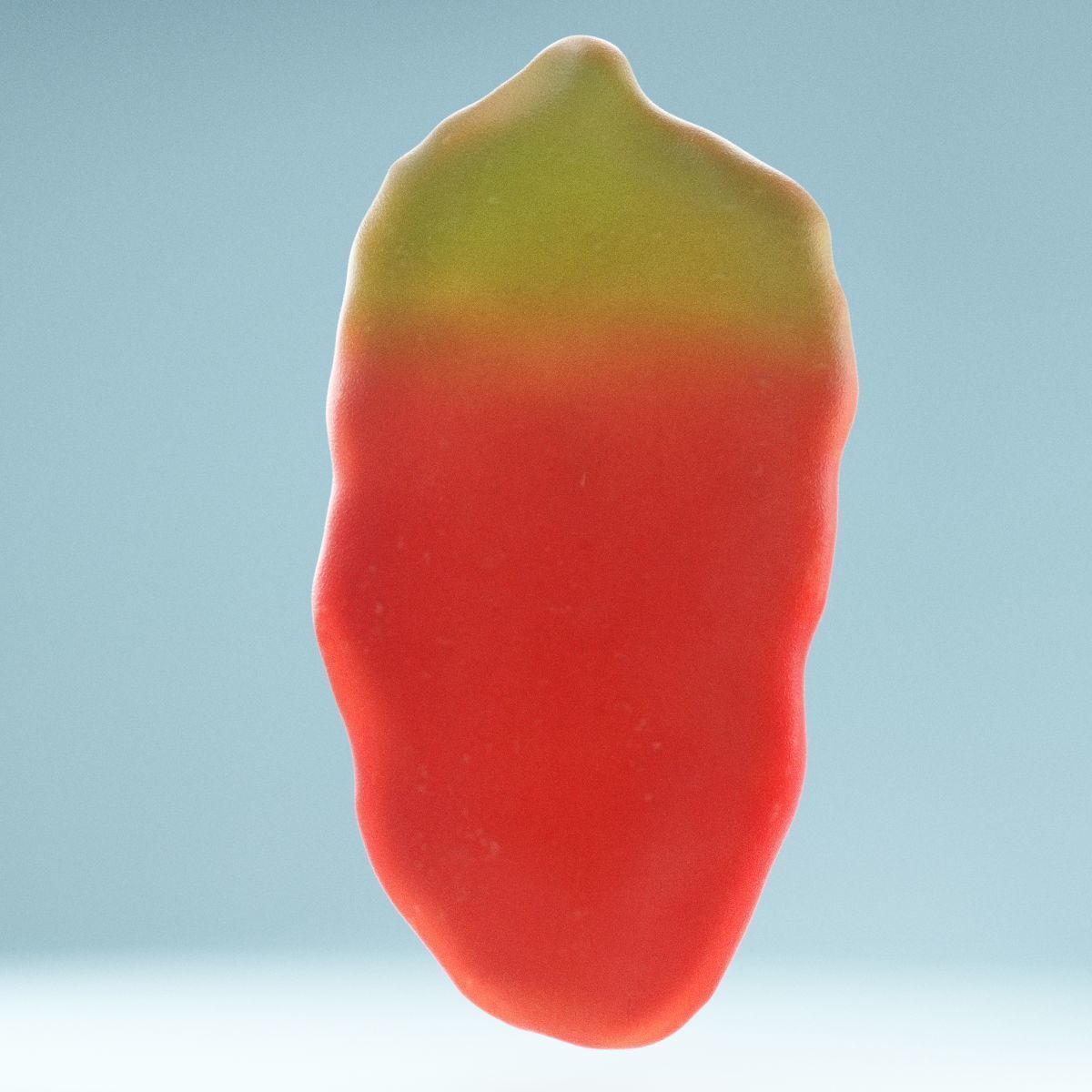 Jelly Strawberry Low-poly 3D model_6