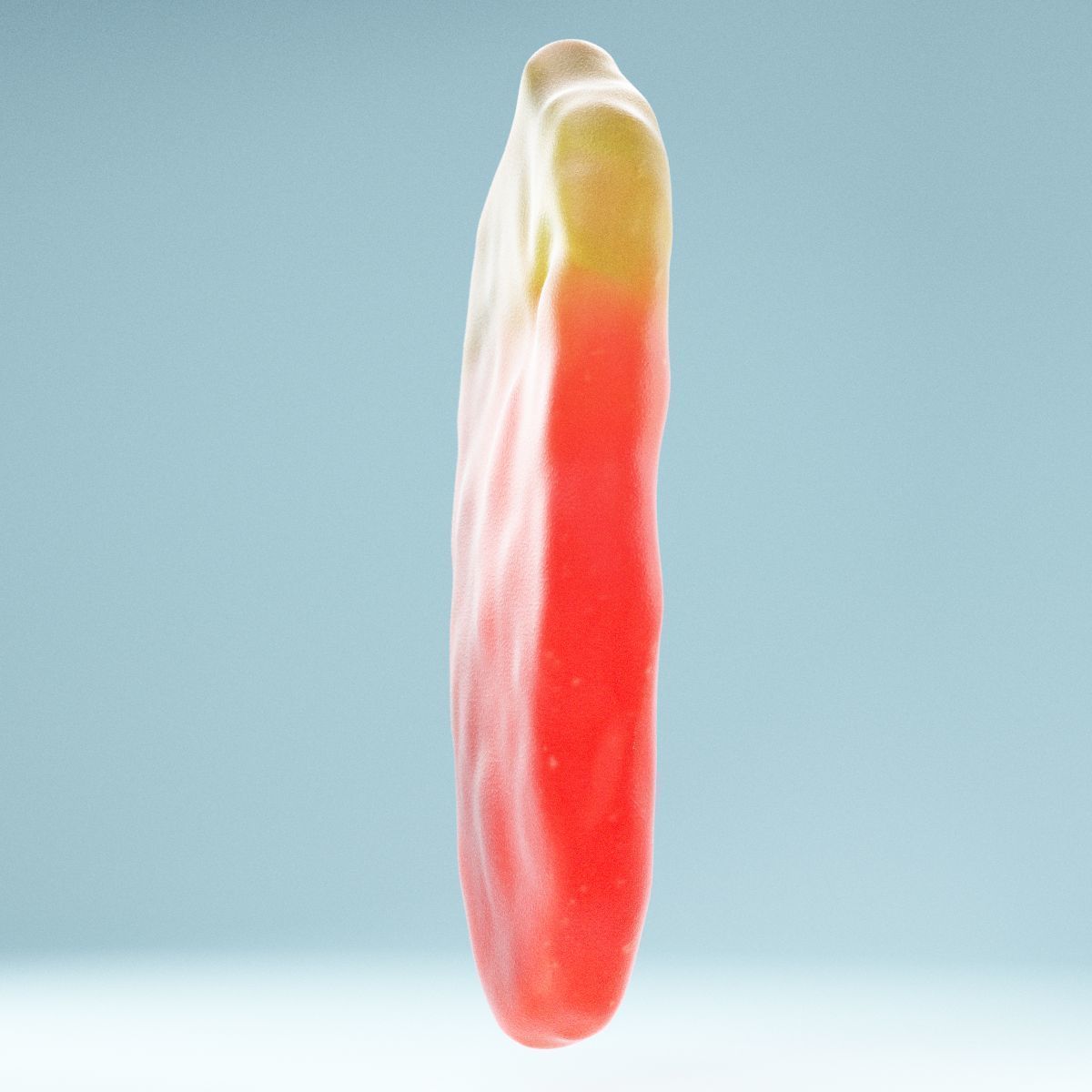 Jelly Strawberry Low-poly 3D model_10