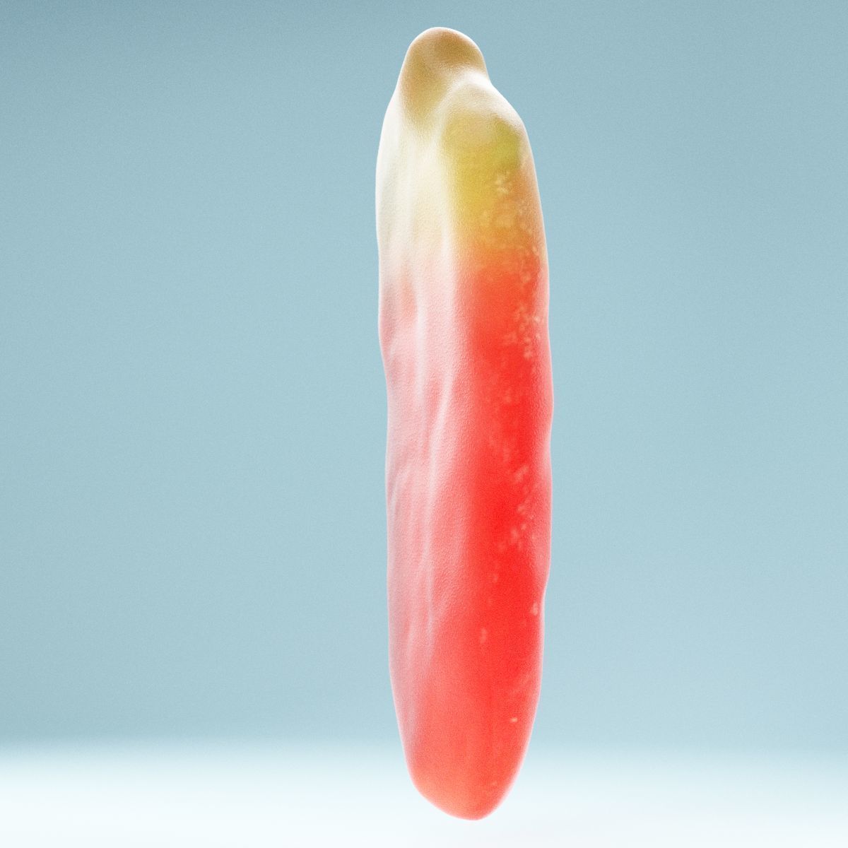 Jelly Strawberry Low-poly 3D model_4