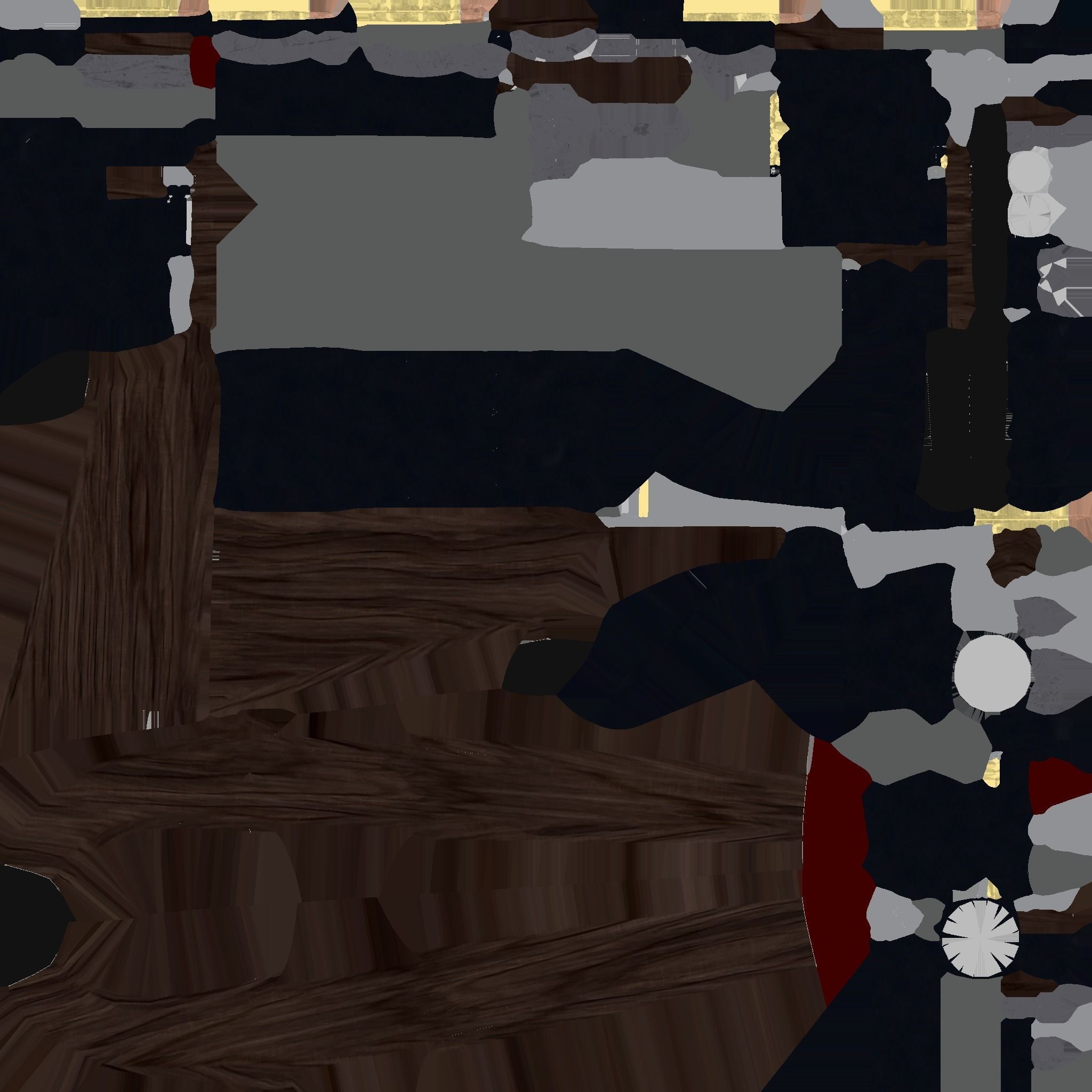 Hunting Rifle Pack Low-poly 3D model_6