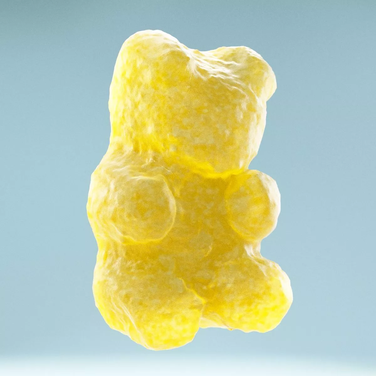 Gummy Bear Low-poly 3D model