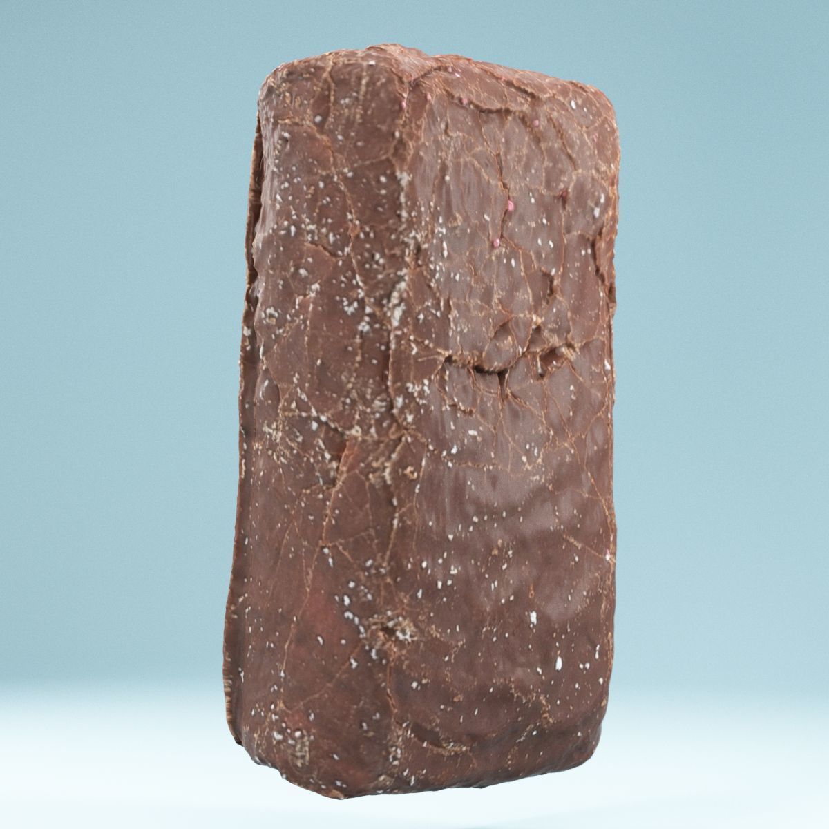 Chocolat Foam Low-poly 3D model_1