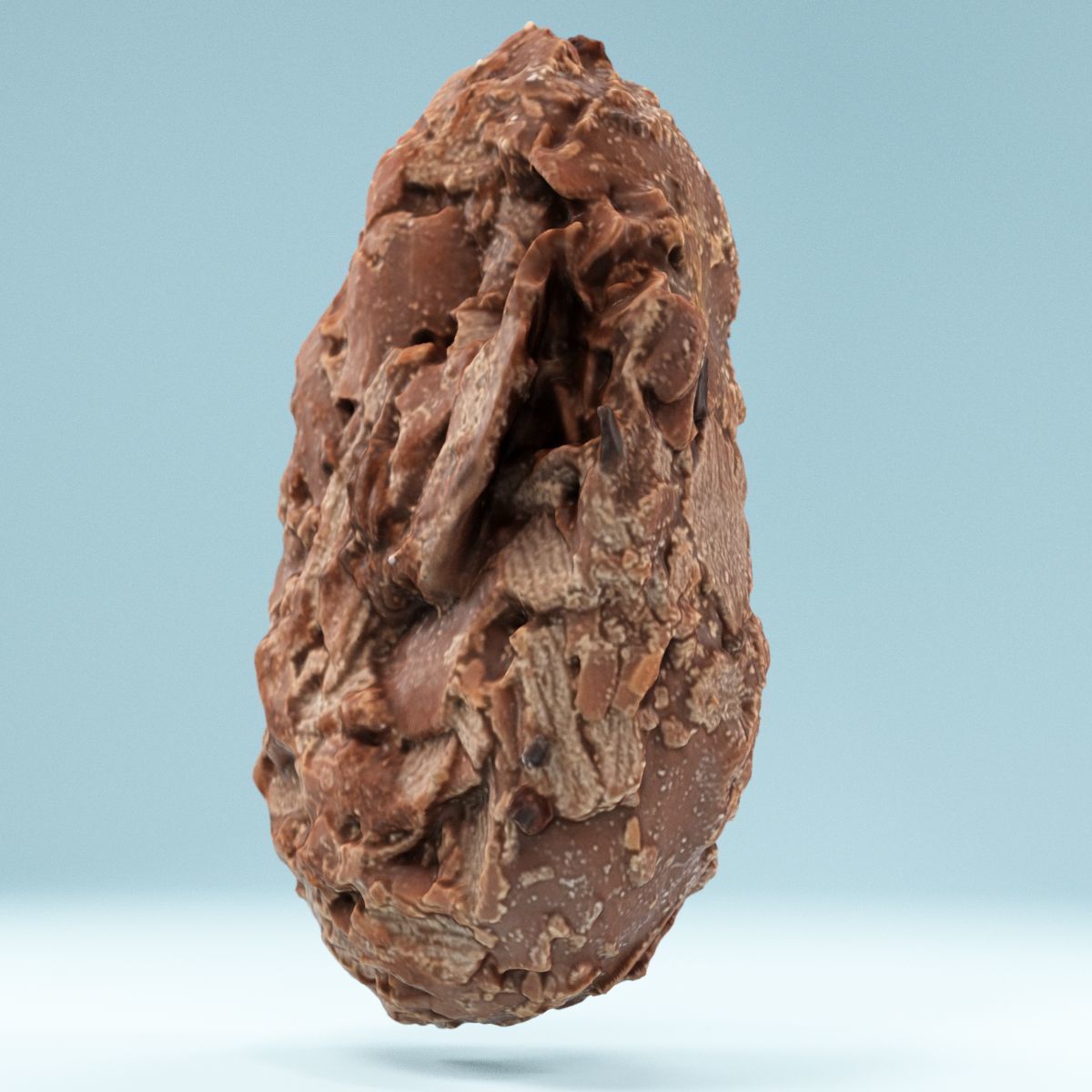 Chocolat Flakes Low-poly 3D model_11