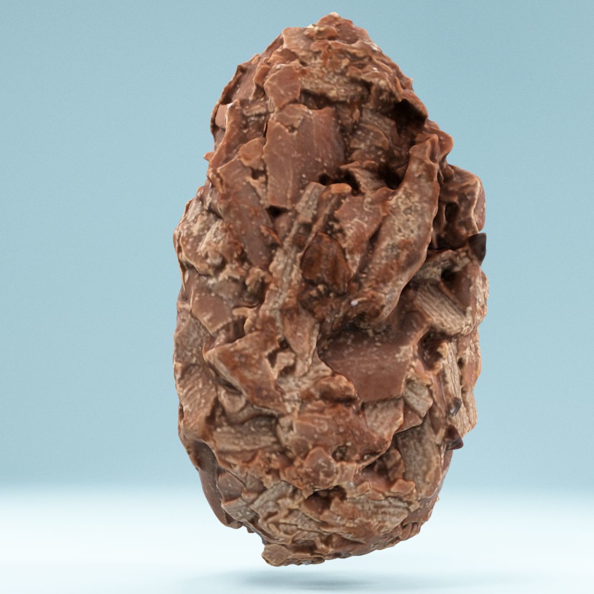 Chocolat Flakes Low-poly 3D model_1