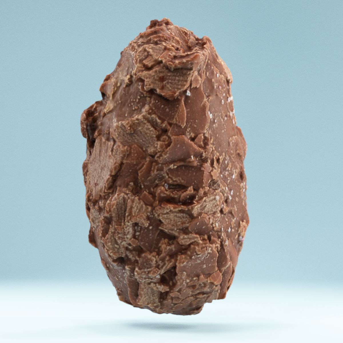 Chocolat Flakes Low-poly 3D model_7