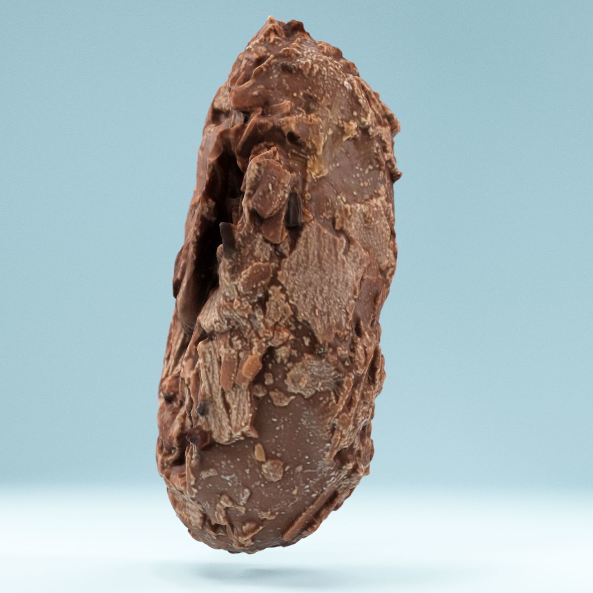 Chocolat Flakes Low-poly 3D model_10