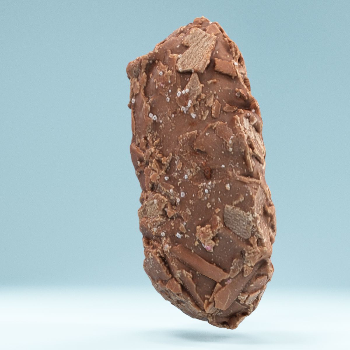 Chocolat Flakes Low-poly 3D model_4