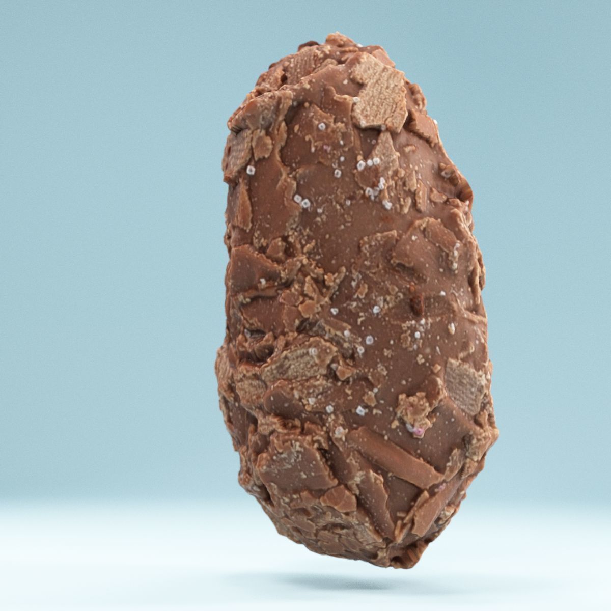 Chocolat Flakes Low-poly 3D model_5