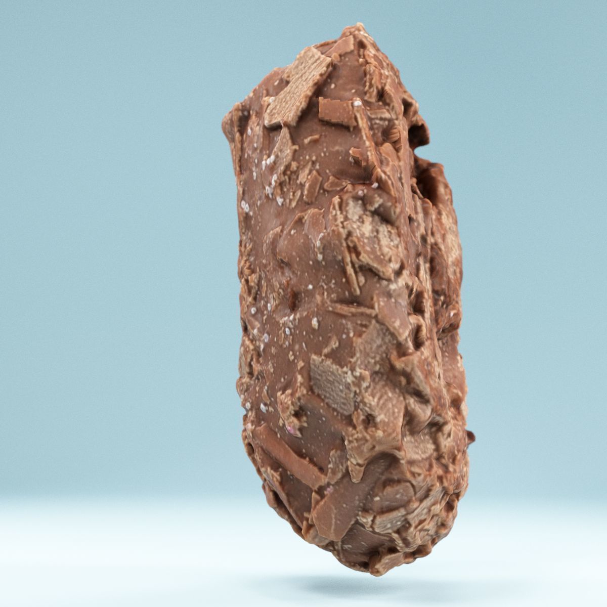 Chocolat Flakes Low-poly 3D model_3