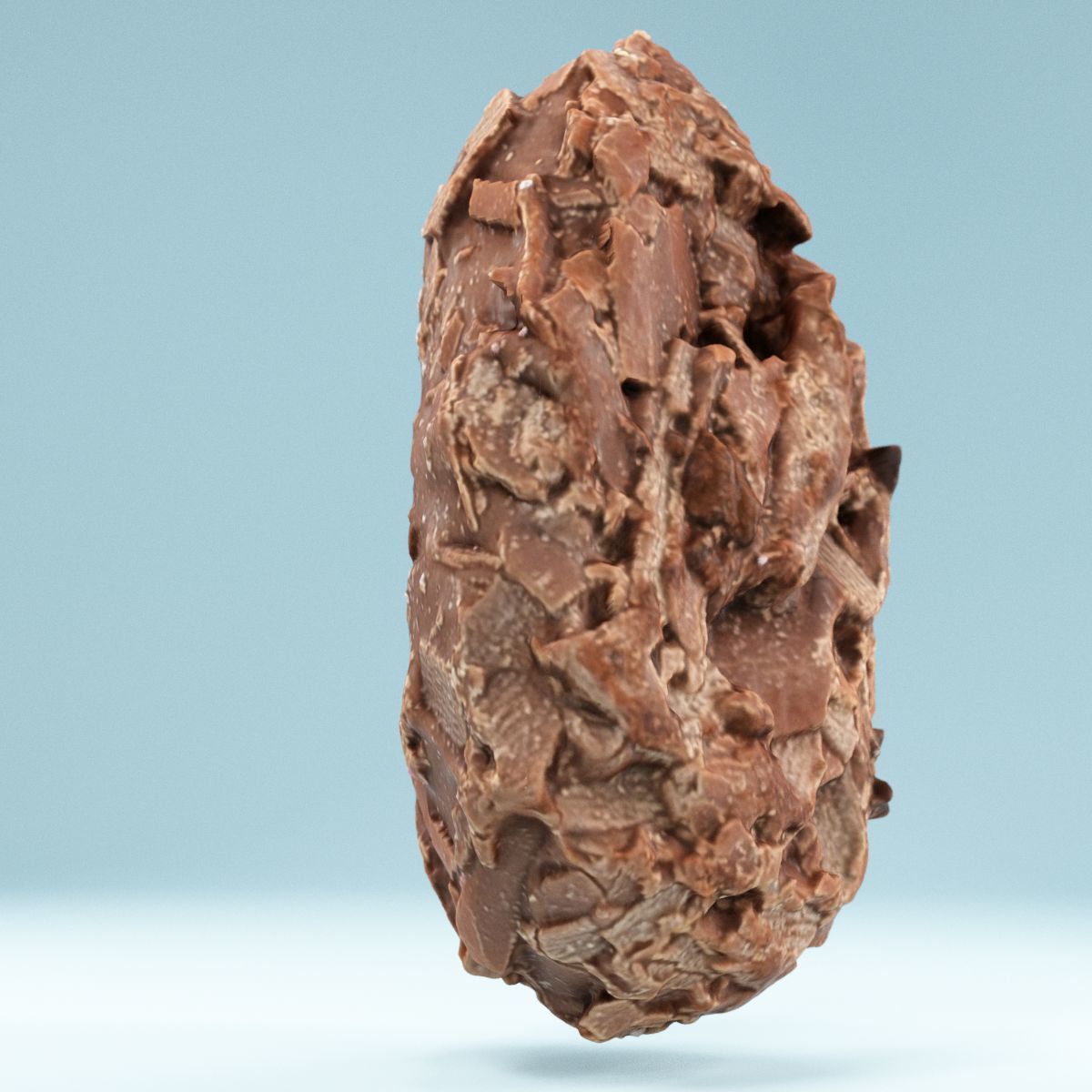 Chocolat Flakes Low-poly 3D model_2