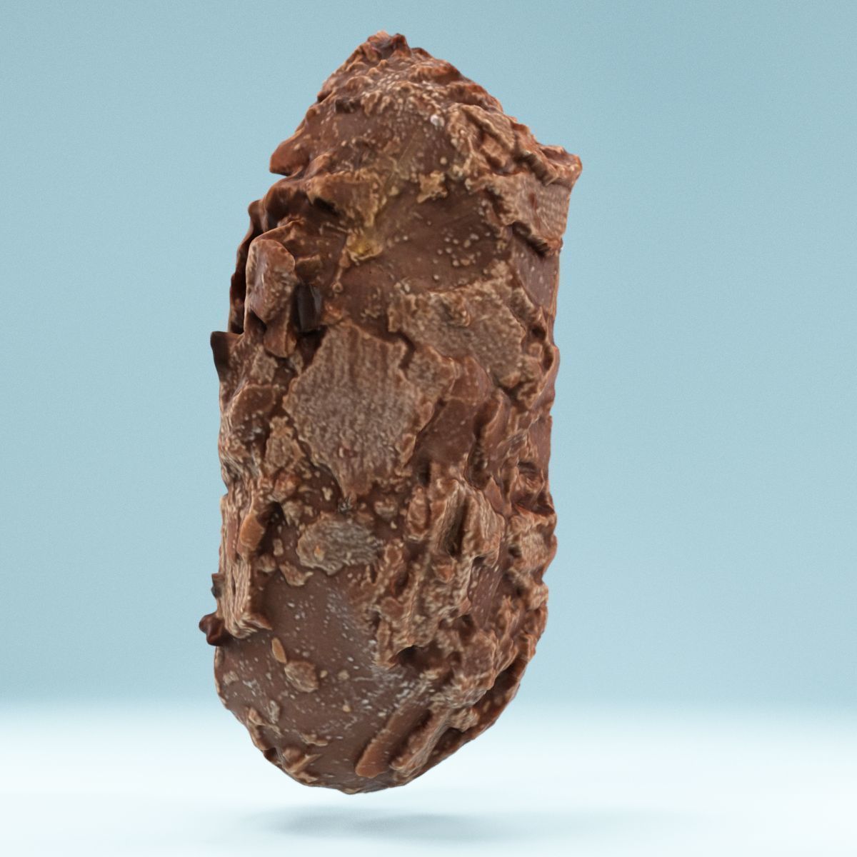 Chocolat Flakes Low-poly 3D model_9
