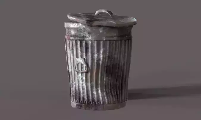 Old Trash Can