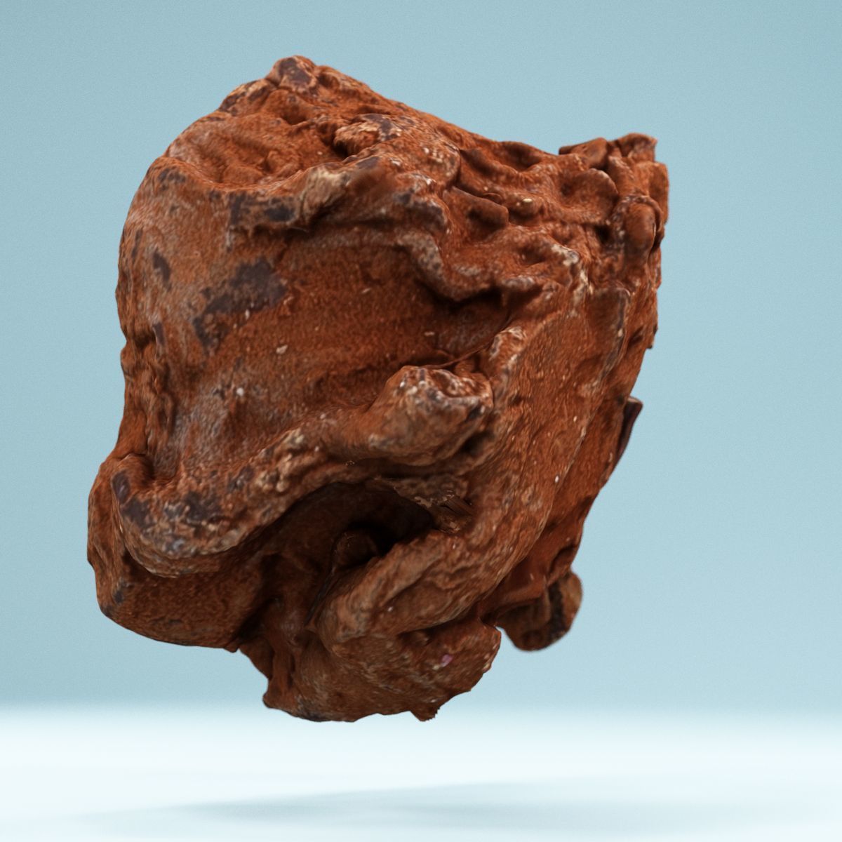 Chocolat Powder 2 Low-poly 3D model_2