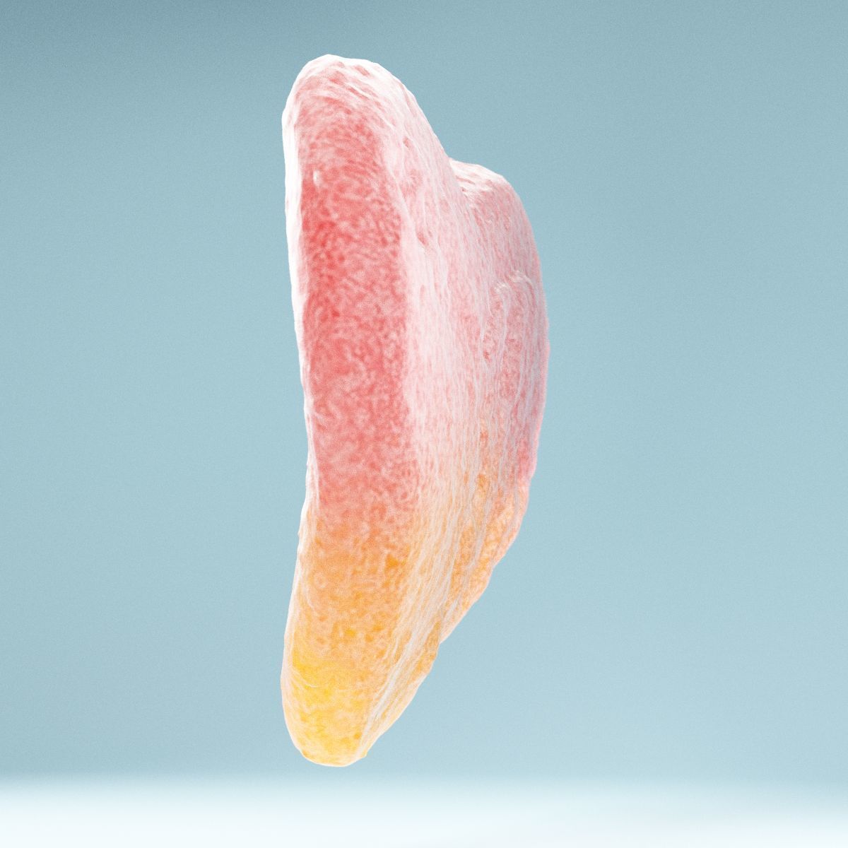 2 Color Sour Heart Low-poly 3D model_8