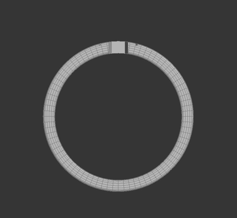 110119 R Usual classic rings with letters  3D print model_17