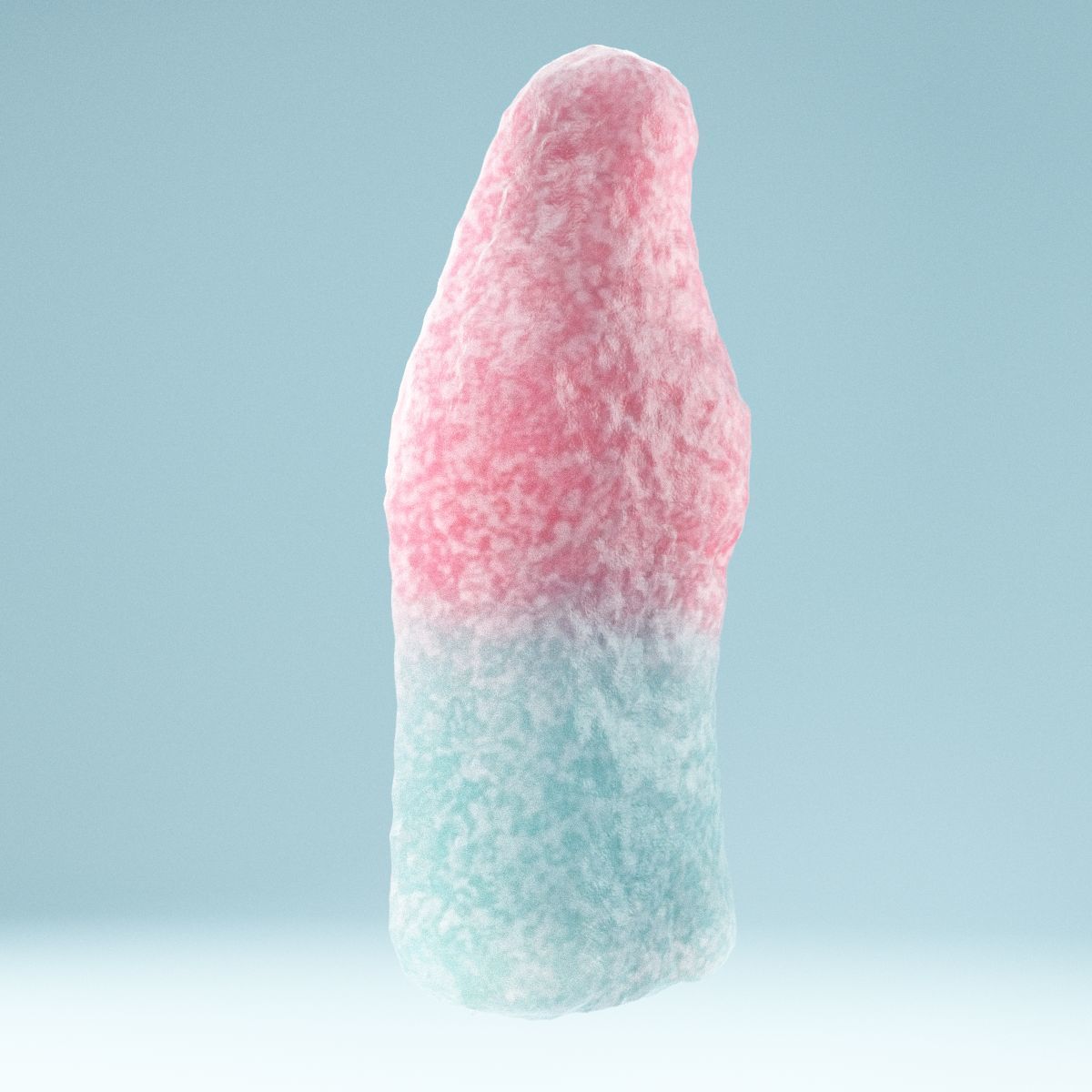 Bottle Blue Pink Low-poly 3D model_1