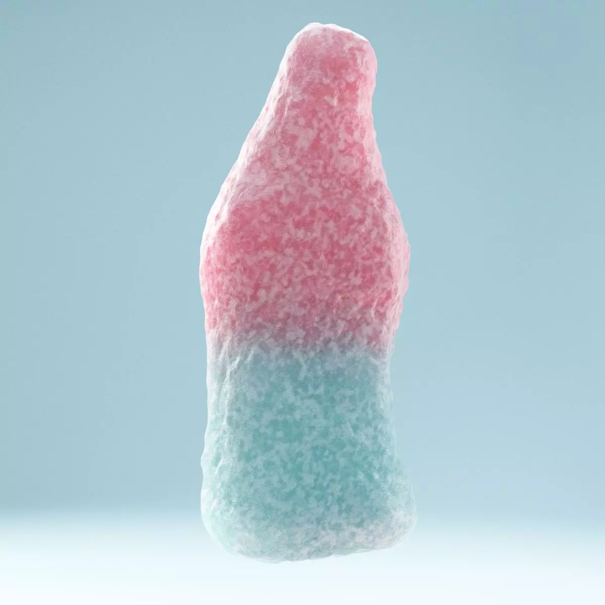 Bottle Blue Pink Low-poly 3D model_0